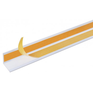 CORNIERE PVC BLANC 10X10/2,60 ADHESIVE EPAISSEUR 1 CORNIERE PVC BLANC 10X10/2,60 ADHESIVE EPAISSEUR 1